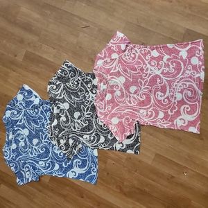 Lot of 3 bling short sleeve tees